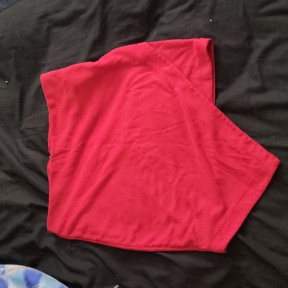 Red skirt